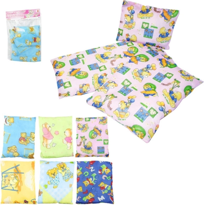 Ensemble pour lit ou berceau avec motif d’oursons