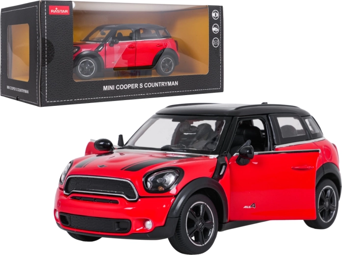 Modèle métallique MINI Countryman 1:24 rouge RASTAR