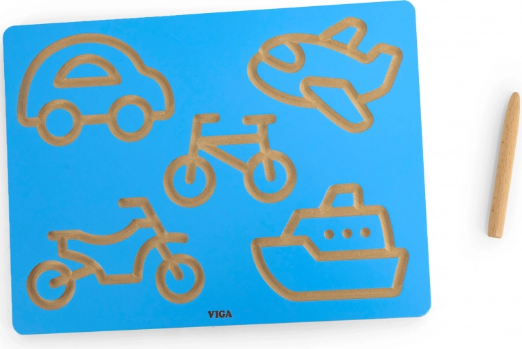 Viga – planche graphomotrice véhicules