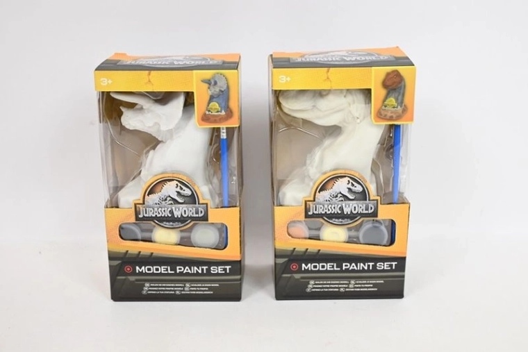 Jurassic World – kit créatif de peinture de tête de dinosaure