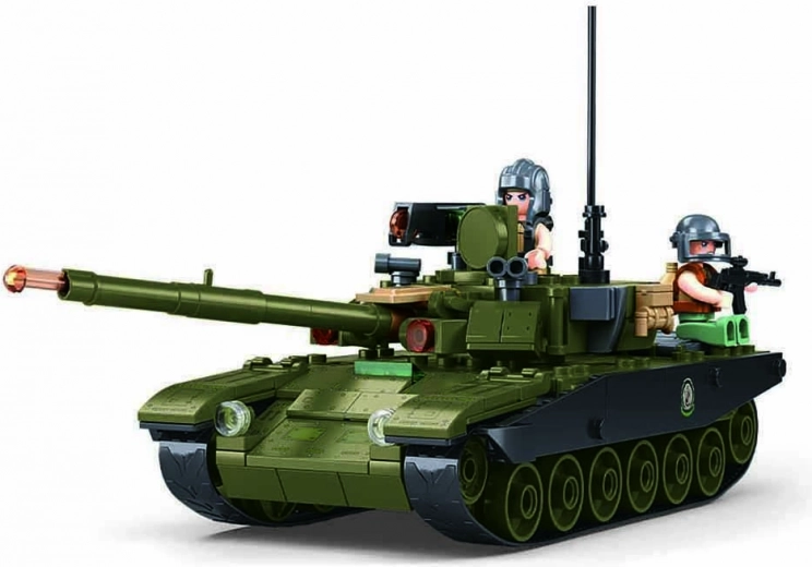 Ensemble de construction Sluban Arme tank IFR T90AS