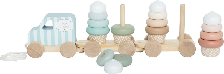 Cornets de glace empilables aux couleurs pastel