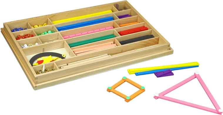 Matériel Montessori Moyo d’assemblage géométrique