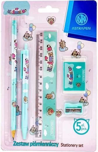 Set d’écriture Astra Pixel Animal, 5 pièces