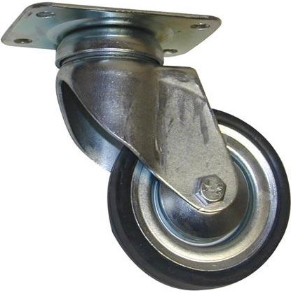 Roulettes pivotantes 85 mm pour conteneurs et surfaces dures