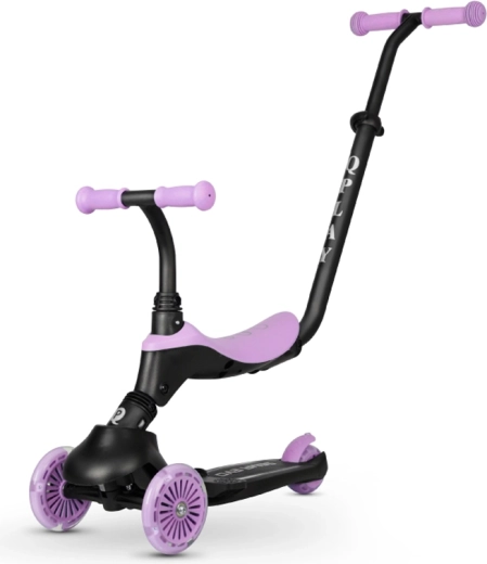 3-en-1 : de la draisienne à la trottinette à équilibre