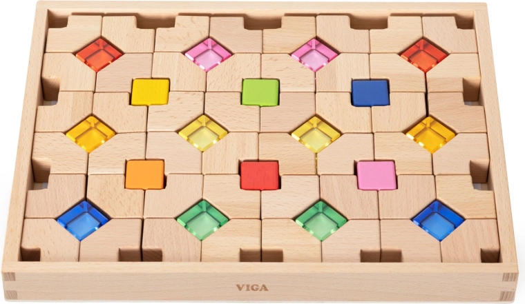 Base en bois pour assembler et ranger clairement
