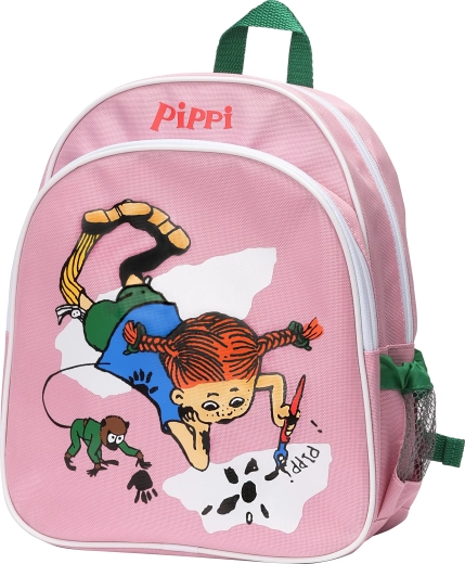 Sac à dos rose pour enfants Pippi pour la maternelle