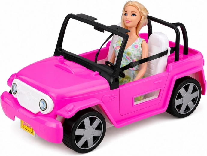 Cabriolet rose pour voyager avec style