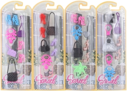 Accessoires pour poupées – set de chaussures, sacs à main et colliers