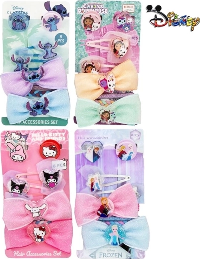 Set d’accessoires pour cheveux avec motifs sous licence