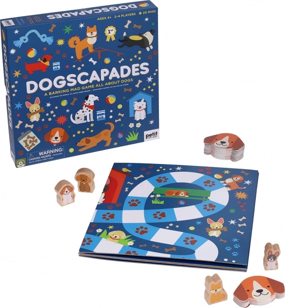 Petit Collage jeu de société sur les chiens