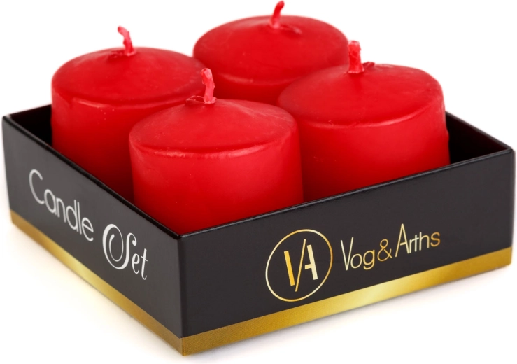 Ensemble de quatre bougies