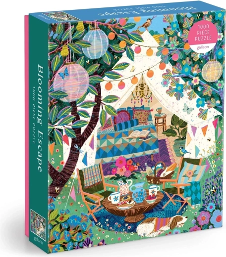 Puzzle Galison Évasion fleurie 1000 pièces – illustration de Victoria Ball