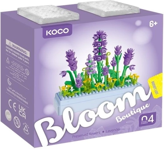 KOCO jeu de construction fleurs de lavande 239 pièces - 1 pièce