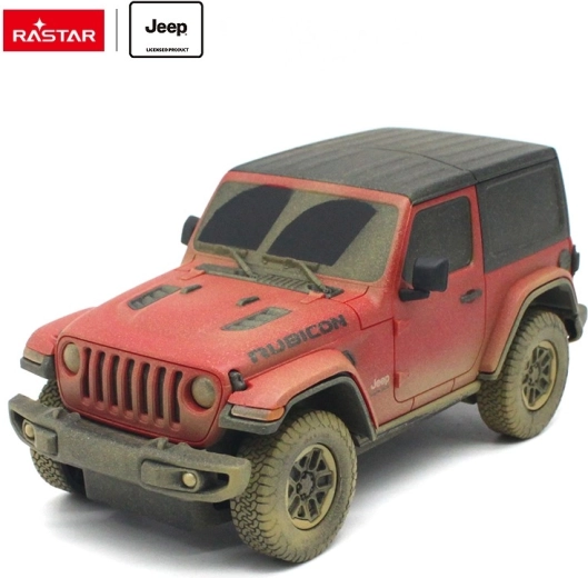 Jeep Wrangler Rubicon radiocommandé 1:24 Rastar (version Muddy) - 1 pièce