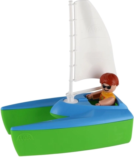 Deux bateaux avec figurines