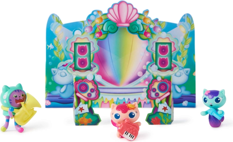 Scène sous‑marine et décor de concert