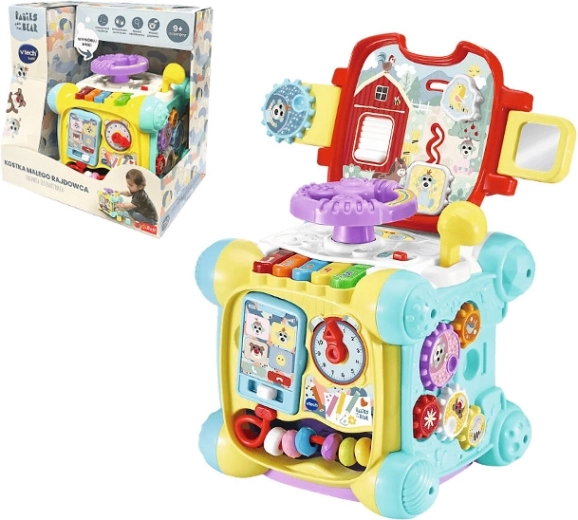 Cube du petit coureur Bobaski et l’Ours – cube éducatif interactif