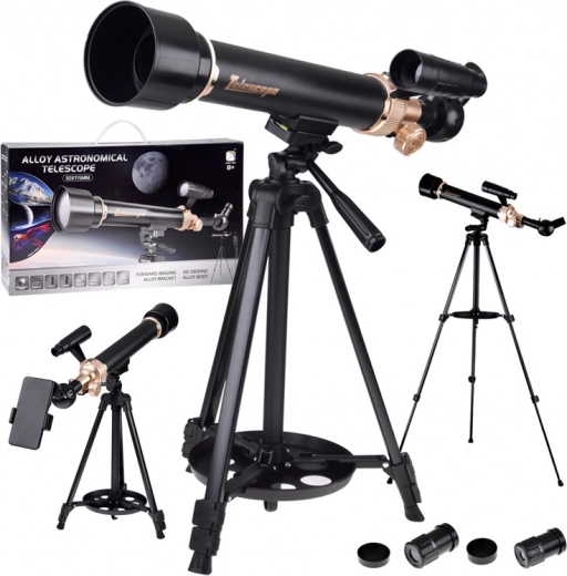 Télescope astronomique 30x/60x 500 mm avec trépied et accessoires