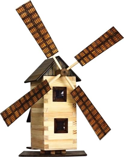 Kit de construction en bois à coller Walachia – moulin à vent