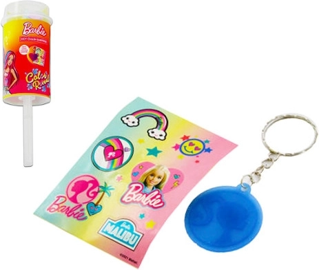porte-clés Barbie changeant de couleur