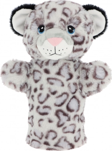 Keeleco Peluche à Main Léopard des Neiges