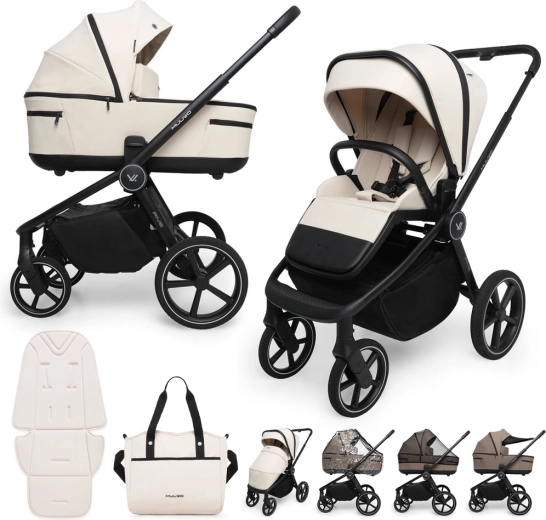 Poussette combinée Muuvo Five 2en1 desert sand