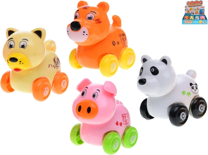 Petit animal à inertie avec tête oscillante 8 cm