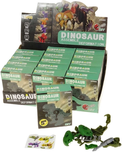 Dinosaurus – kit de construction à visser avec outil et surprise - 1 pièce
