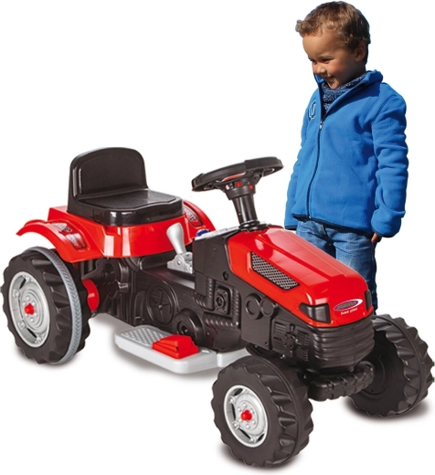 Tracteur électrique pour enfants Jamara Strong Bull rouge 6 V