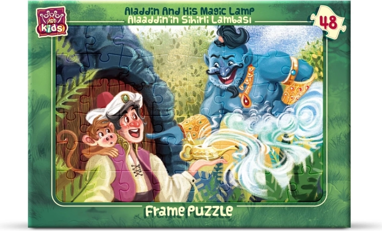Puzzle pour enfants Aladin et la lampe magique 48 pièces