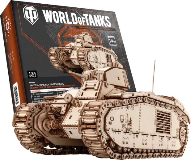 Little Story puzzle 3D en bois World of Tanks Char B1