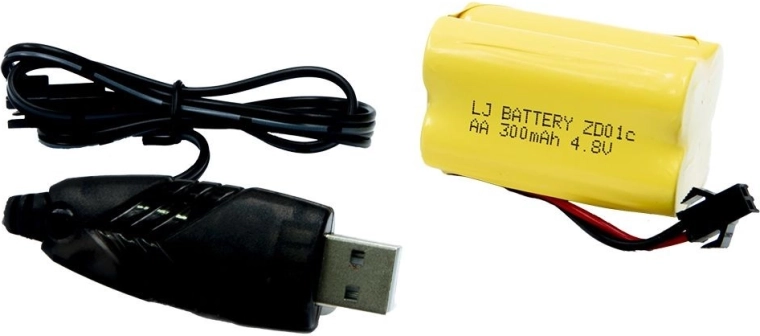 Batterie rechargeable et charge USB