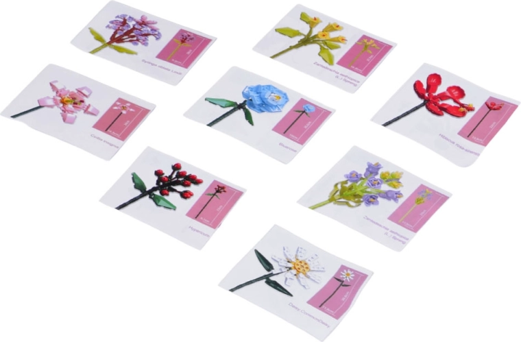 Étape par étape pour chaque fleur