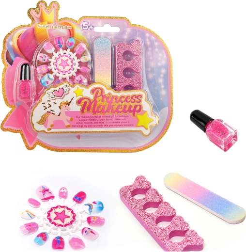 Kit de manucure avec faux ongles