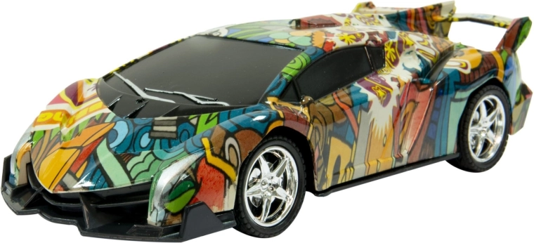 Voiture de sport télécommandée graffiti - 1 pièce