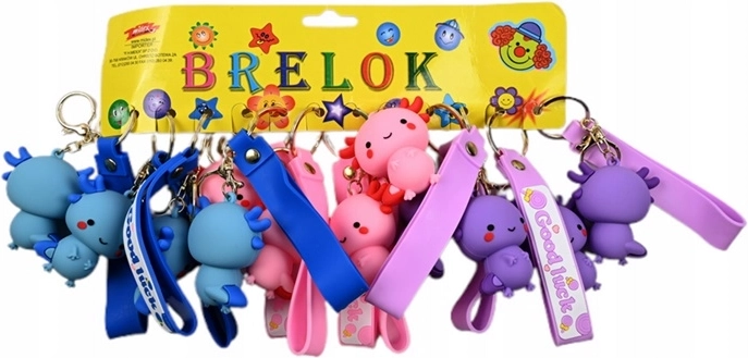 Porte-clés axolotl – pendentif pour clés