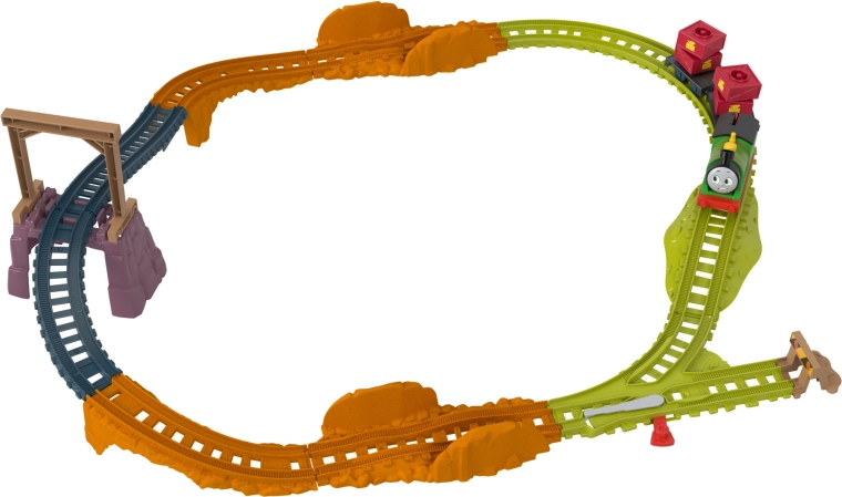 Circuit de rails pour des aventures ferroviaires