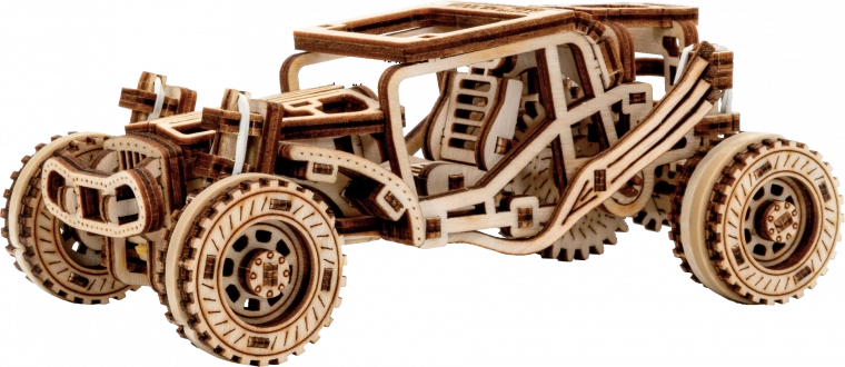 Puzzle 3D en bois WOODEN CITY Buggy – modèle mécanique 1:32