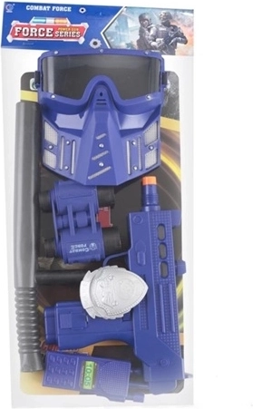 Ensemble de police pour enfants avec masque tactique