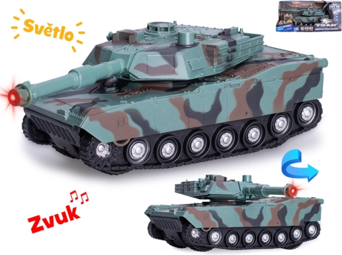 Tank de 24 cm à l’échelle 1:32 avec effets lumineux et sonores