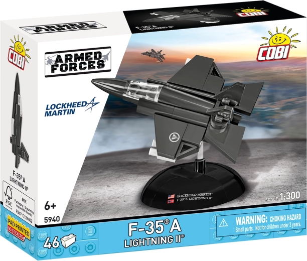 Cobi Armed Forces F-35A Lightning II aviation norvégienne 1:300 (46 pièces)