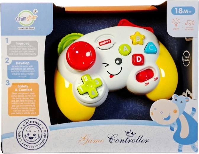 Gamepad interactif pour enfants avec lumières et sons