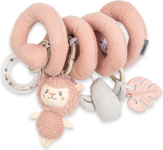 Jouet spirale pour berceau NEW BABY Lama 23 cm