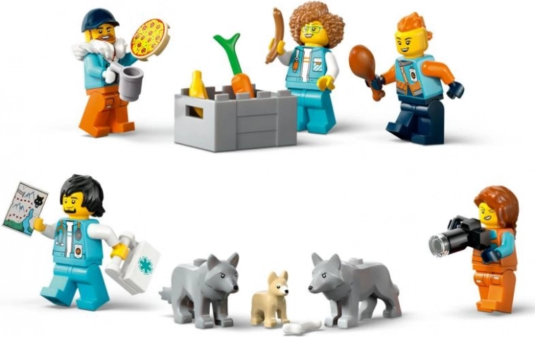 Expédition avec cinq minifigurines