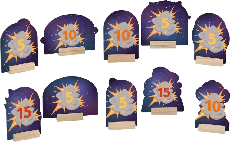 Marqueurs de points pour jeu compétitif