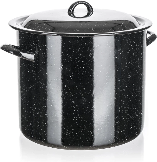 Marmite émaillée avec couvercle 24 cm, 7,5 l