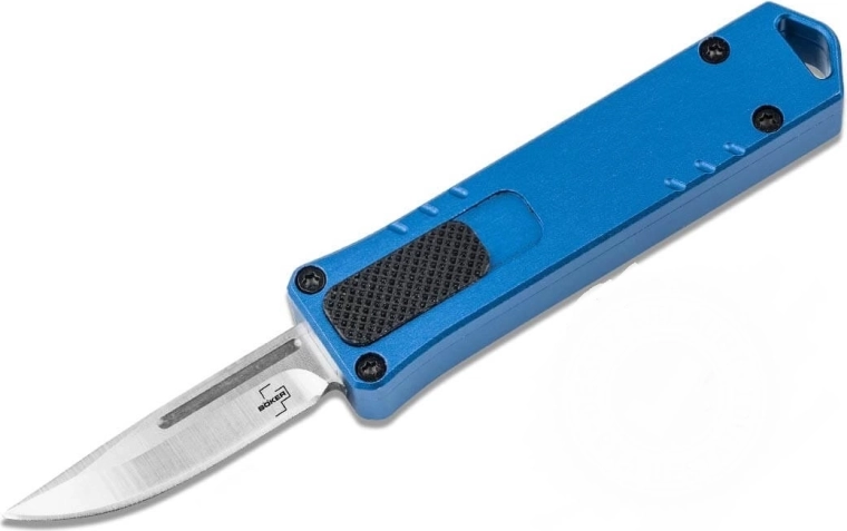 Böker Plus Micro USB OTF couteau automatique bleu 4 cm