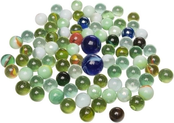 Billes en verre - Ensemble de 88 pièces